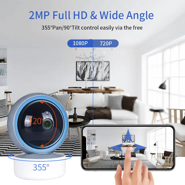 Wi-Fi baby monitor kamera 2MP