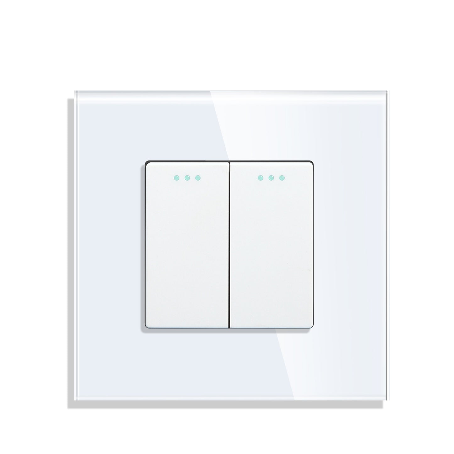 Mehanički prekidač dvopolni - beli