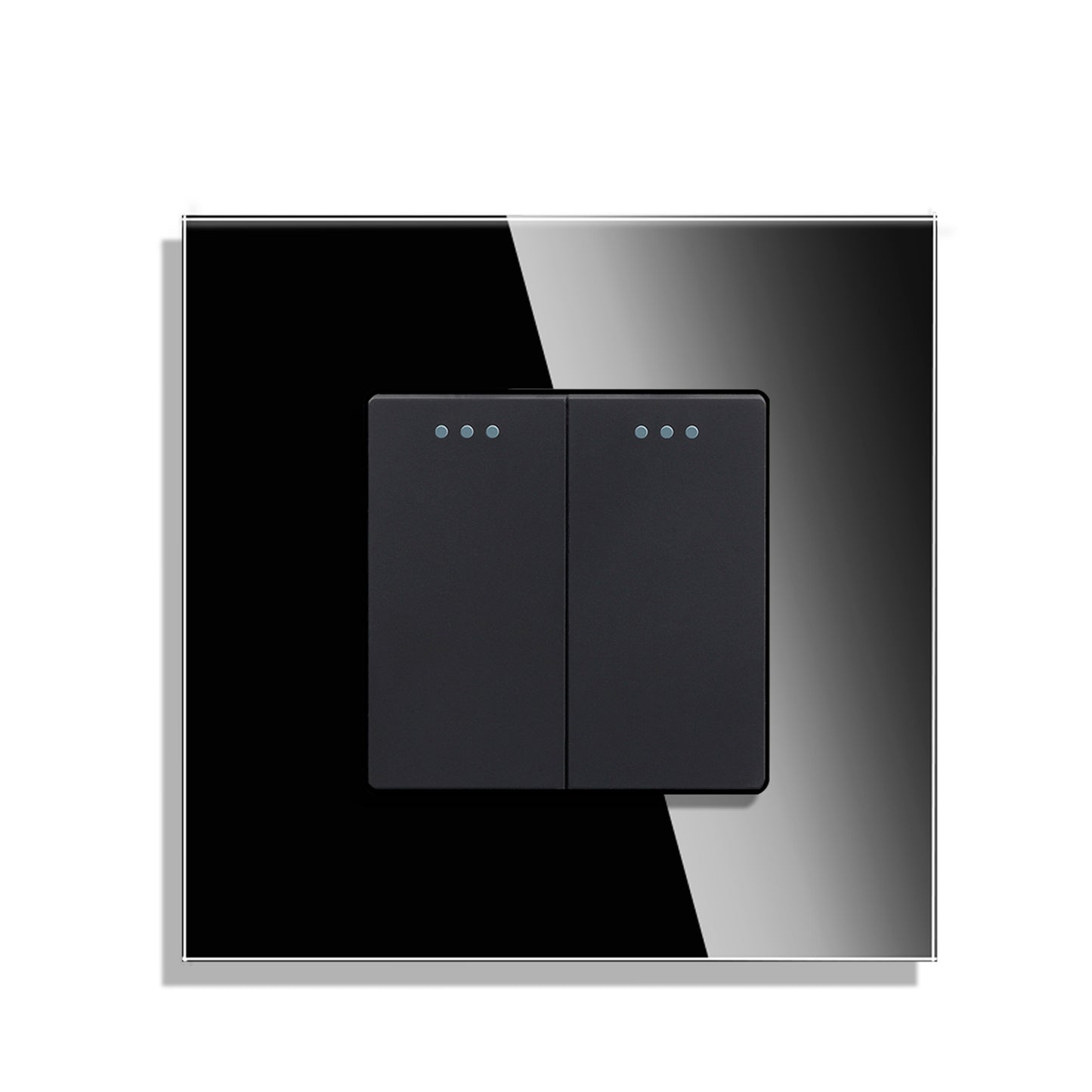 Mehanički prekidač dvopolni - crni