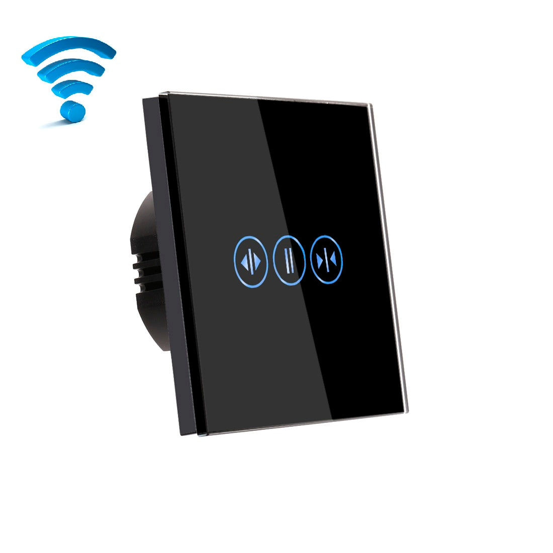 Wi-Fi touch prekidač za zavese i roletne - crni