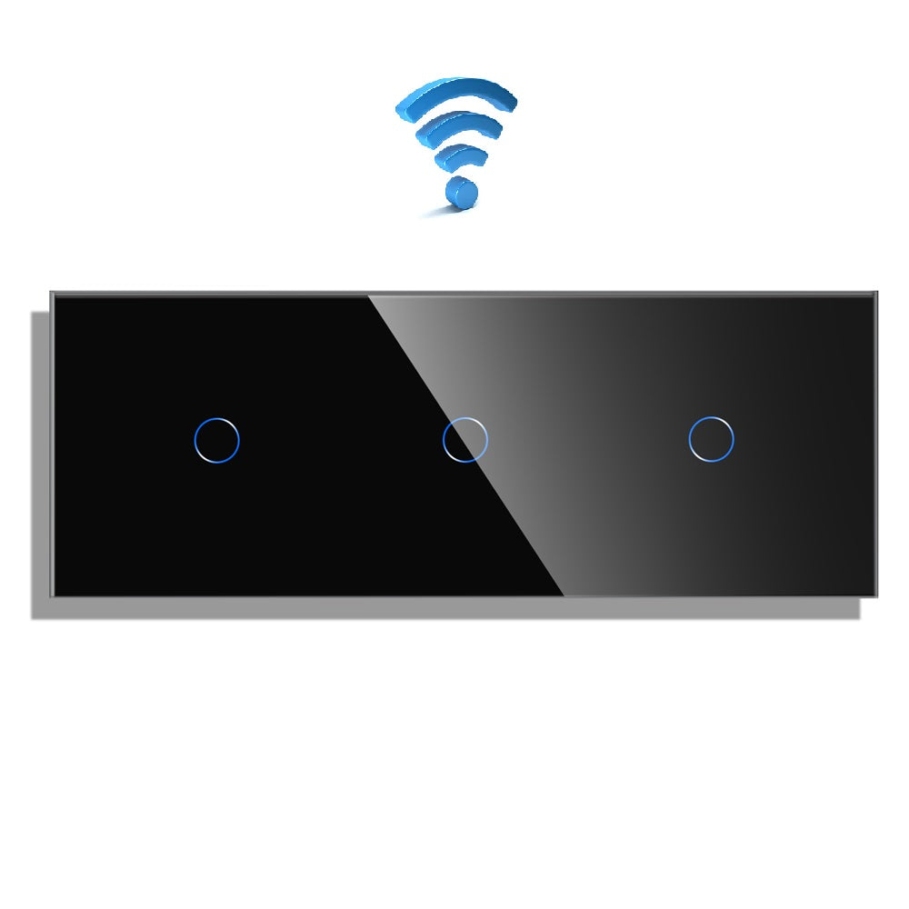 wifi touch prekidac crni 1+1+1 taster 02
