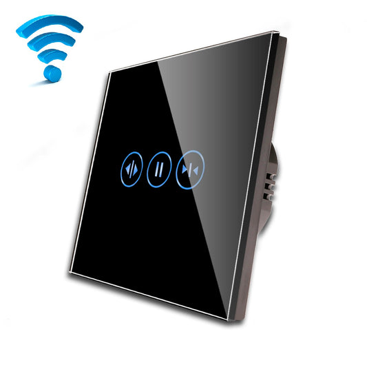 Wi-Fi touch prekidač za zavese i roletne - crni