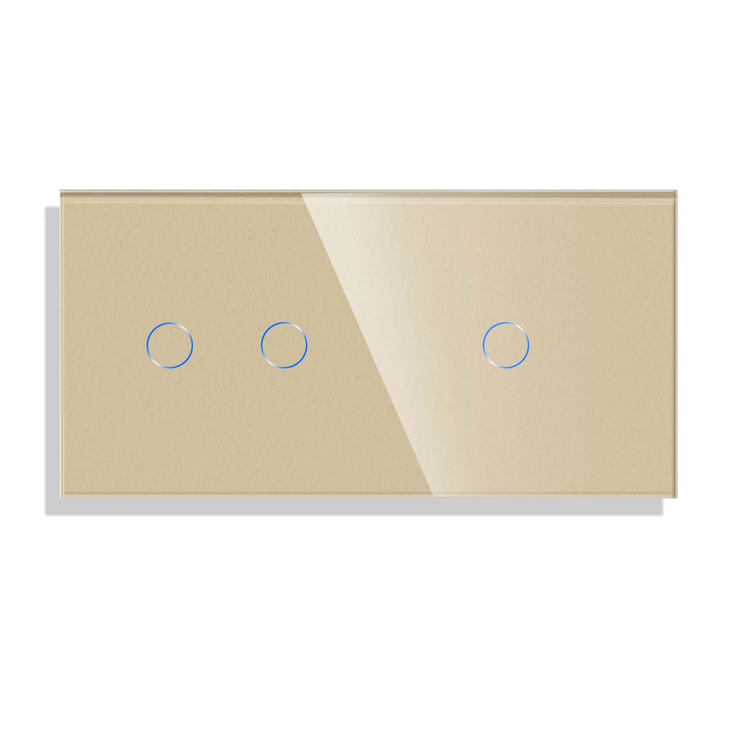 Set za kupatilo 2+1 taster 157x86mm - zlatni