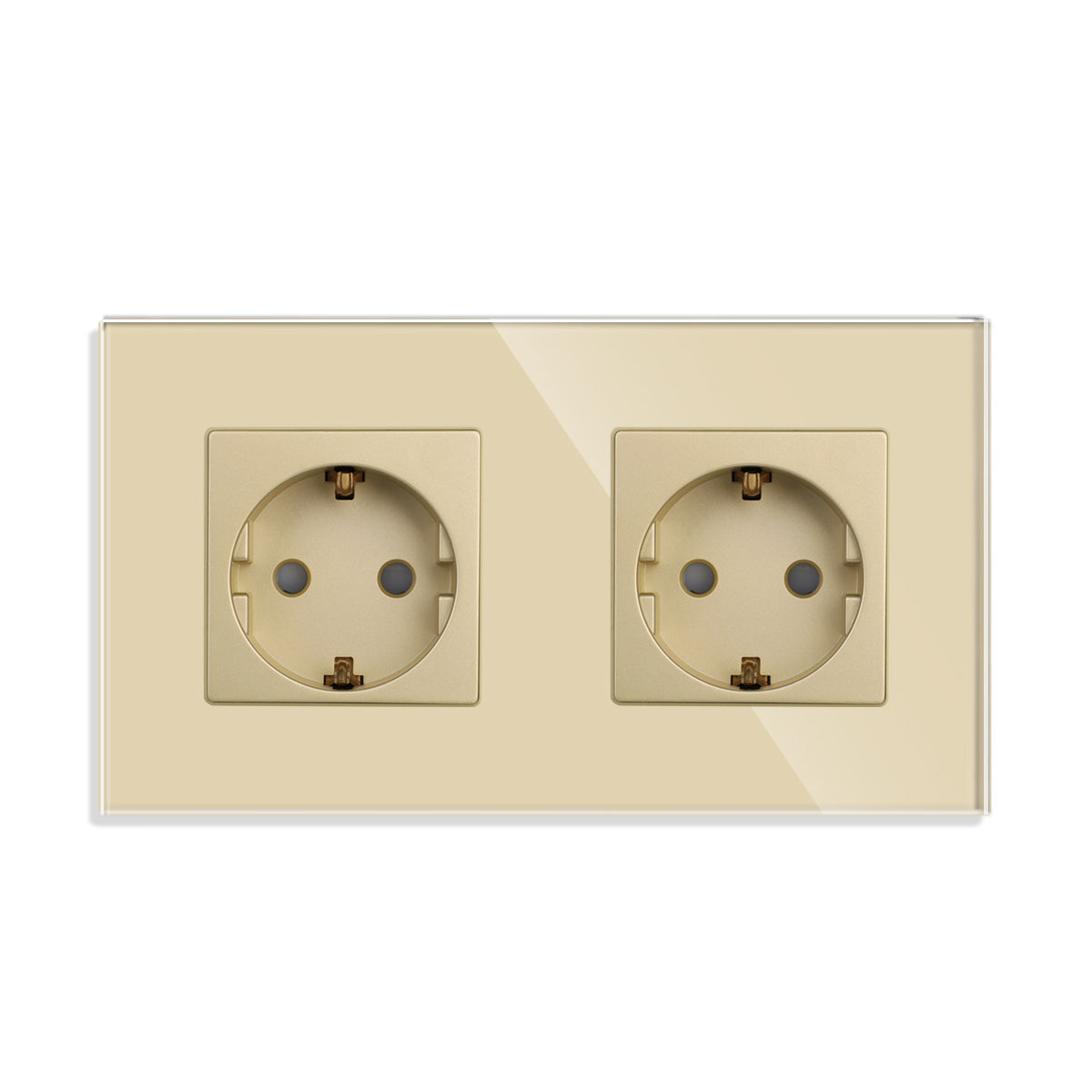 uticnica dupla stakleni panel zlatna 02