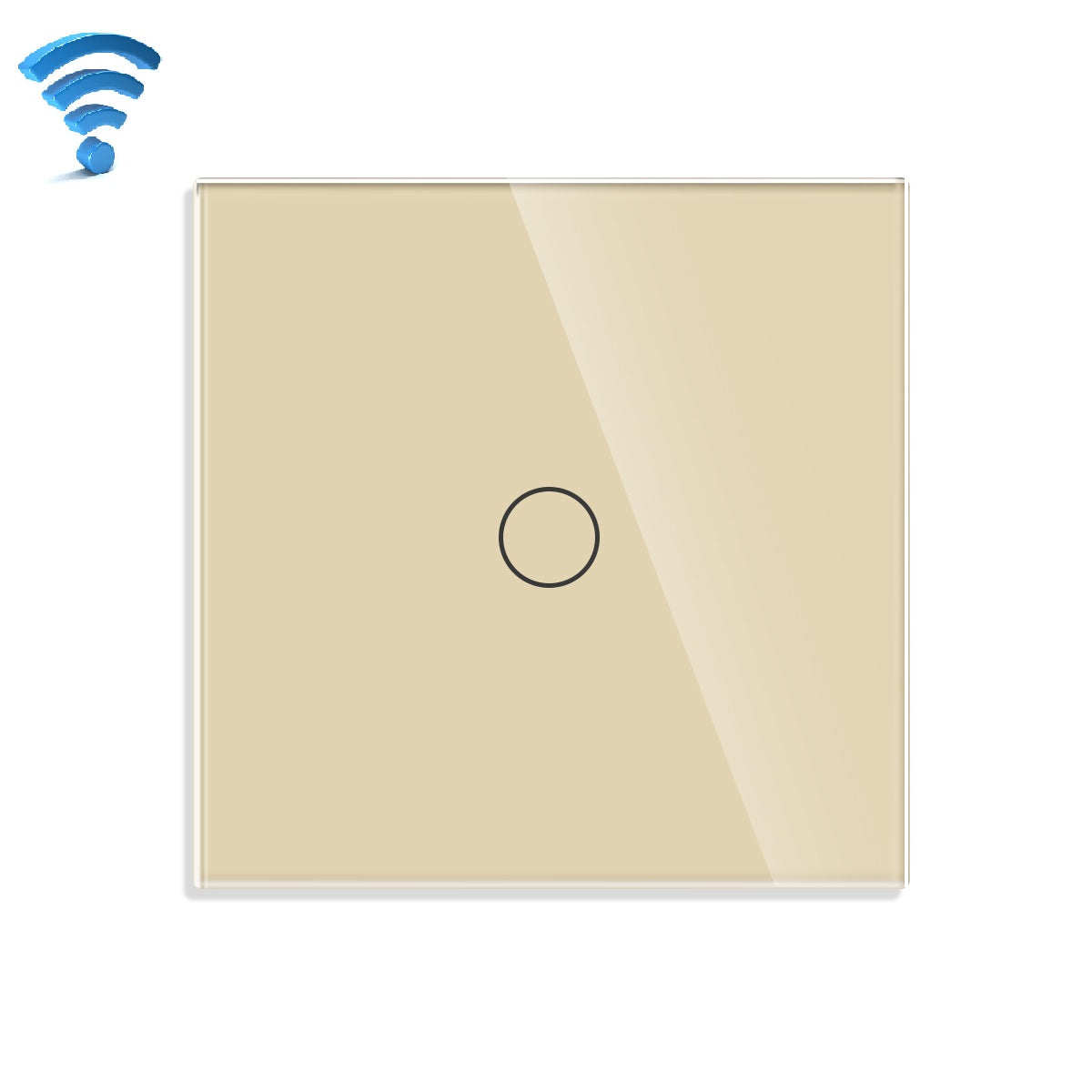 wifi touch prekidac 1 taster zlatni 02