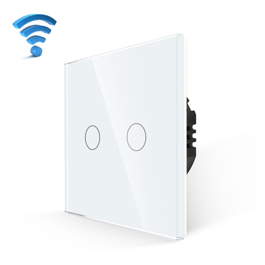 wifi touch prekidac 2 tastera beli 01