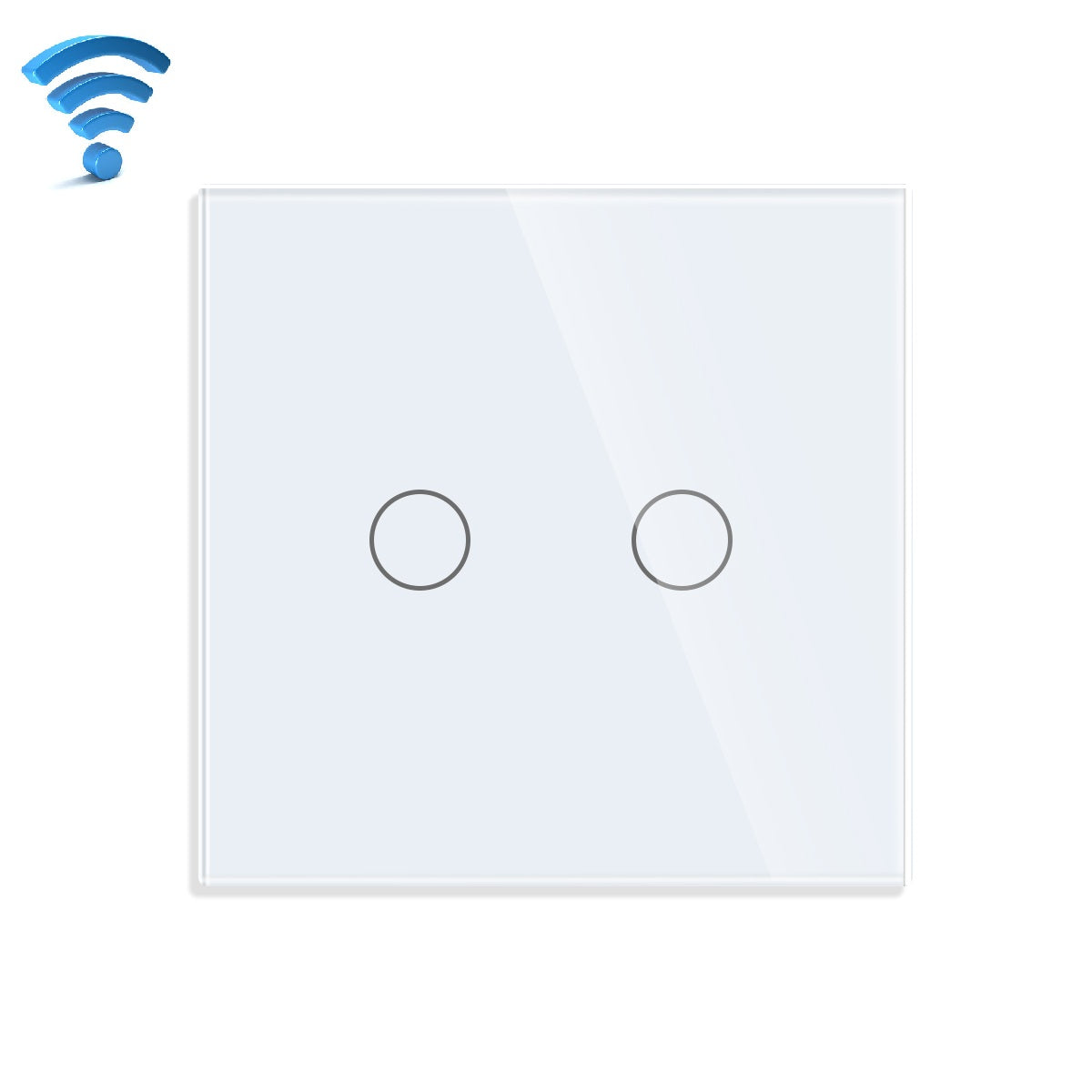 wifi touch prekidac 2 tastera beli 02