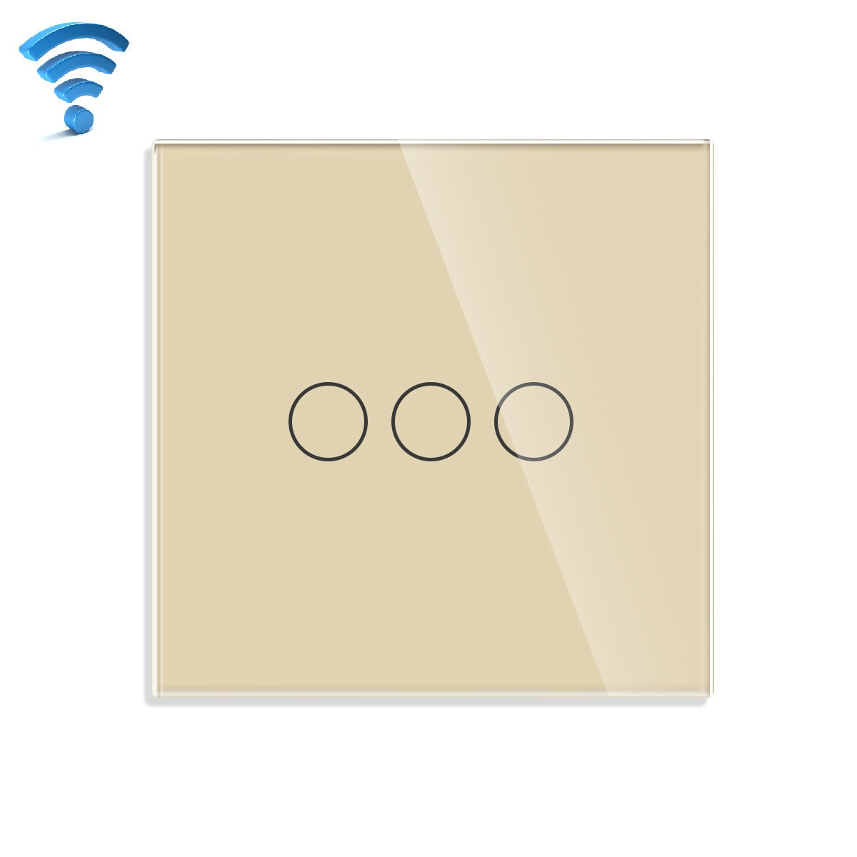 wifi touch prekidac 3 tastera zlatni 02