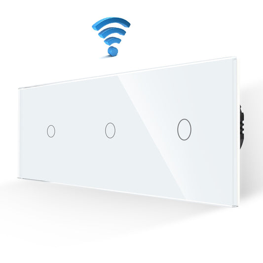 wifi touch prekidac beli 1+1+1 taster 01