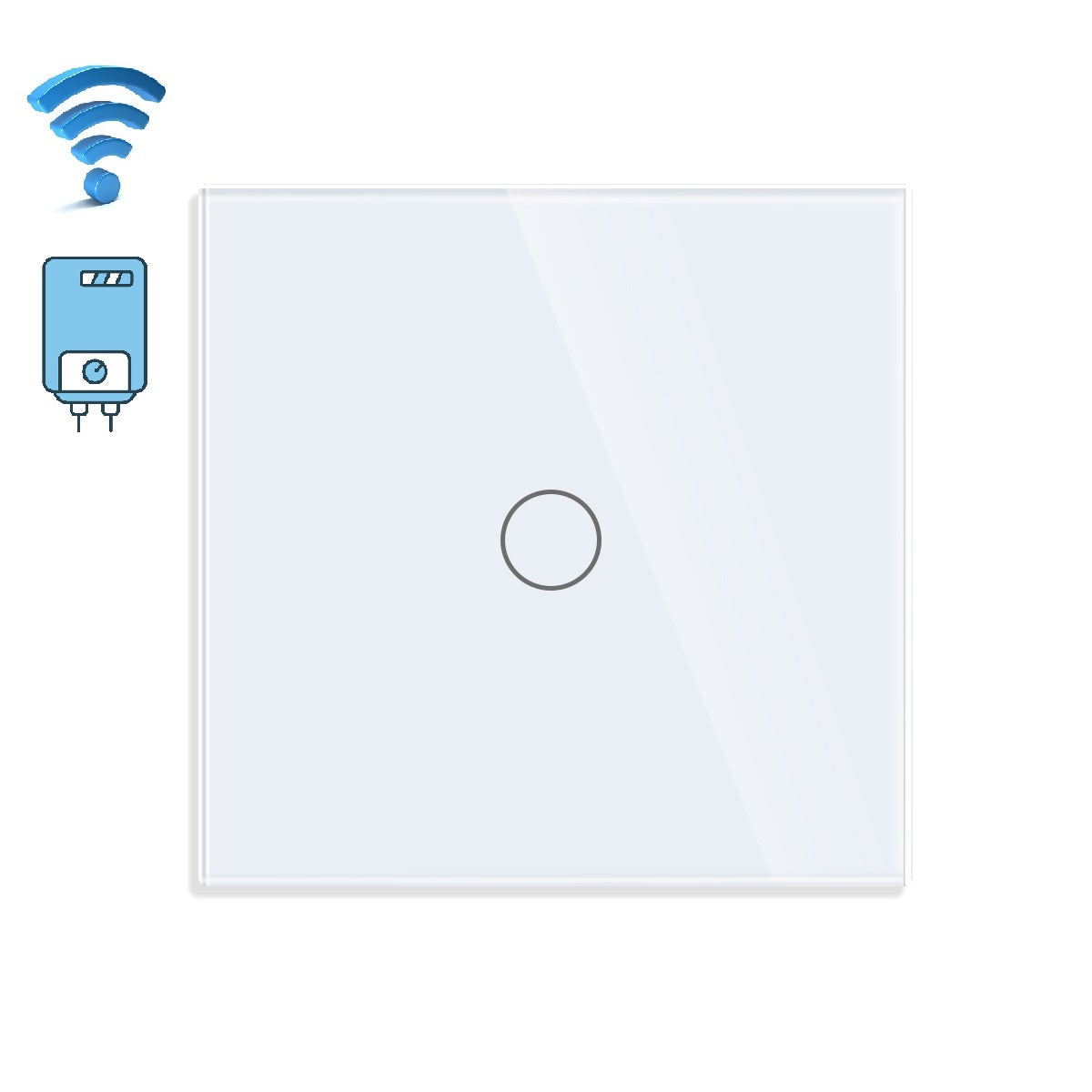 wifi touch prekidac bojler beli 02