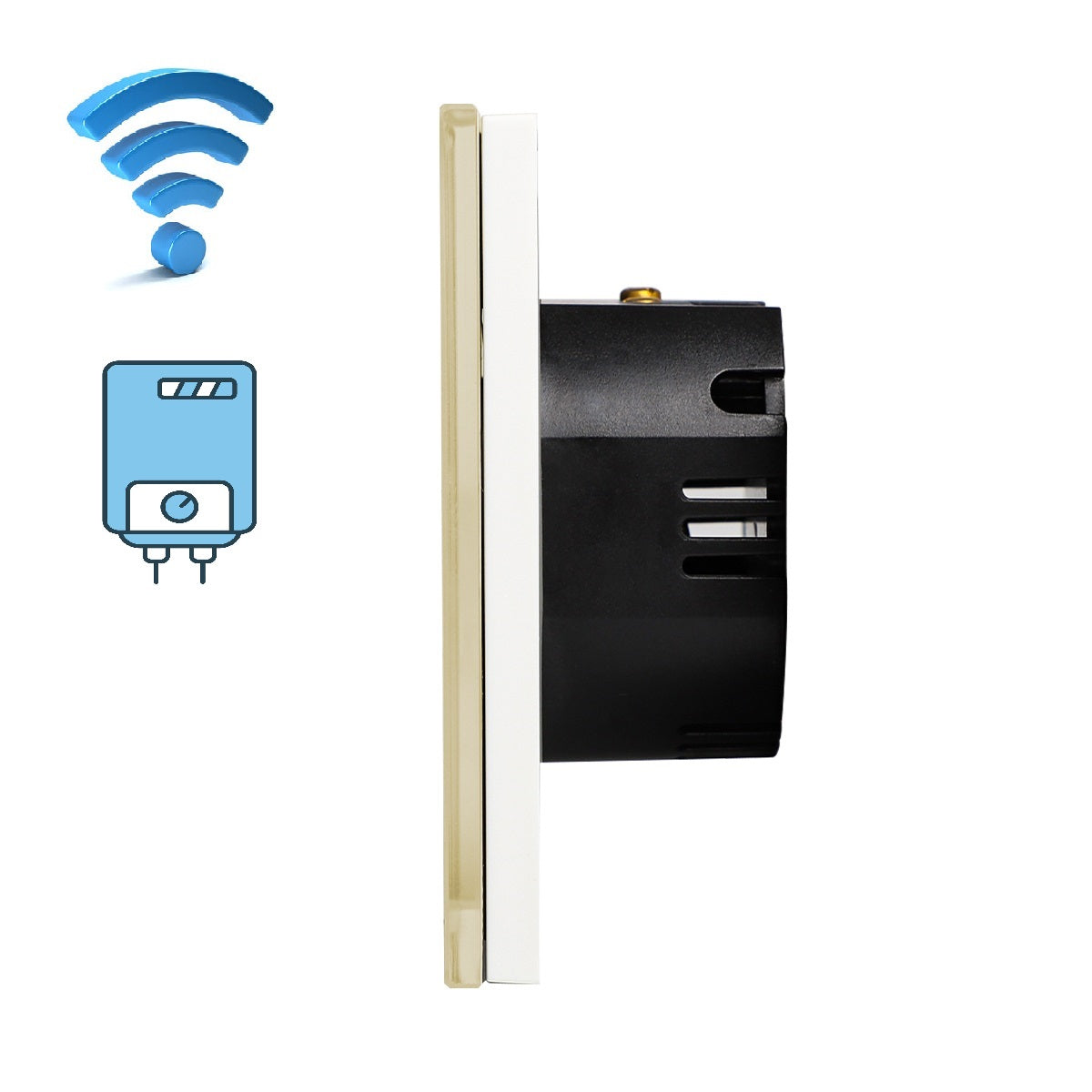 wifi touch prekidac bojler zlatni 03